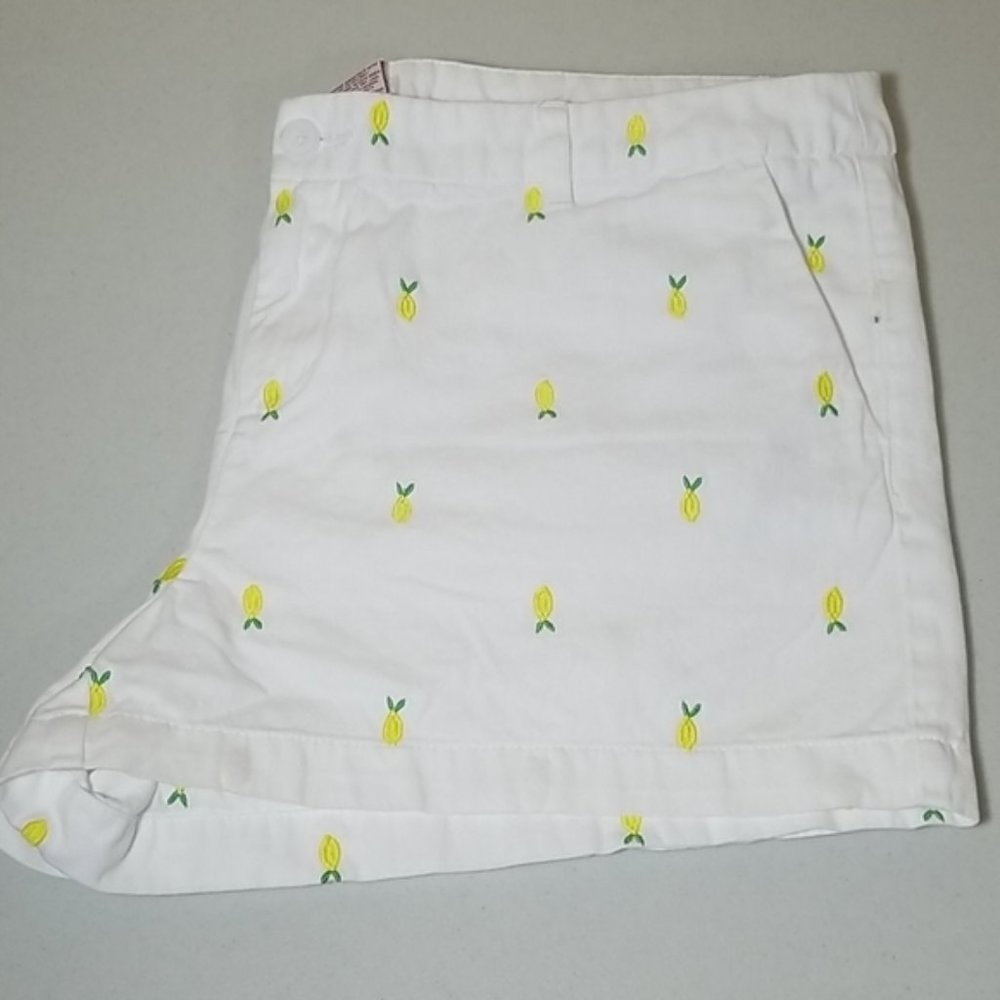 Merona Embroidered Lemon Shorts